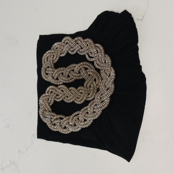 Spense Halter Top Blouse With Cutout In Back - Picture 4 of 5